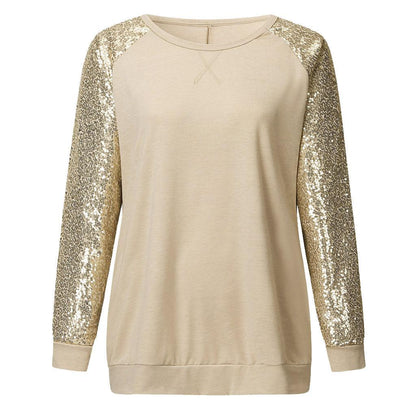 Add a Touch of Sparkle with Our Casual Sequin Knitted Sweater - ForVanity