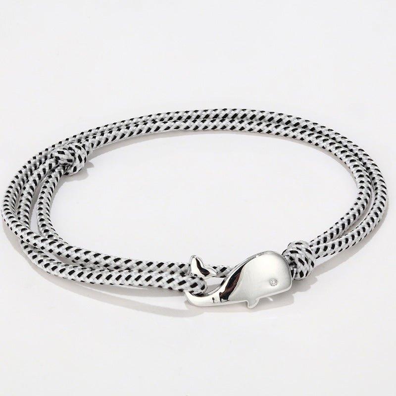 Adjustable Korean Small Whale Rope Bracelet - ForVanity men's jewellery & watches, women's jewellery & watches Bracelets