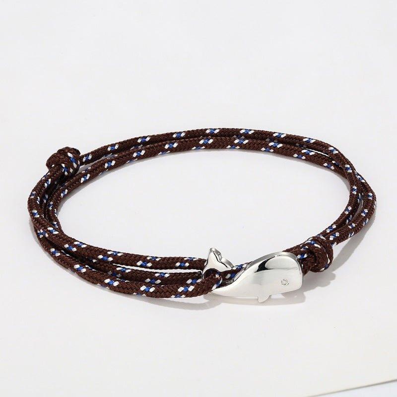 Adjustable Korean Small Whale Rope Bracelet - ForVanity men's jewellery & watches, women's jewellery & watches Bracelets