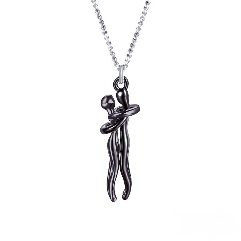 Affectionate Hug Pendant Necklace - ForVanity