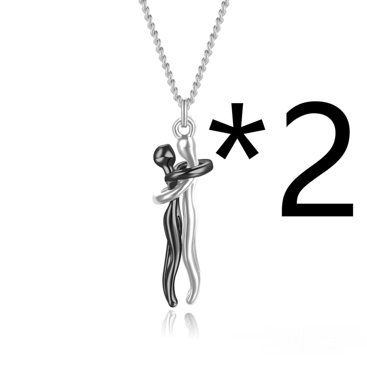 Affectionate Hug Pendant Necklace - ForVanity