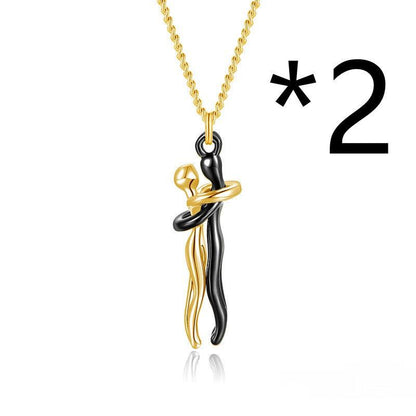 Affectionate Hug Pendant Necklace - ForVanity