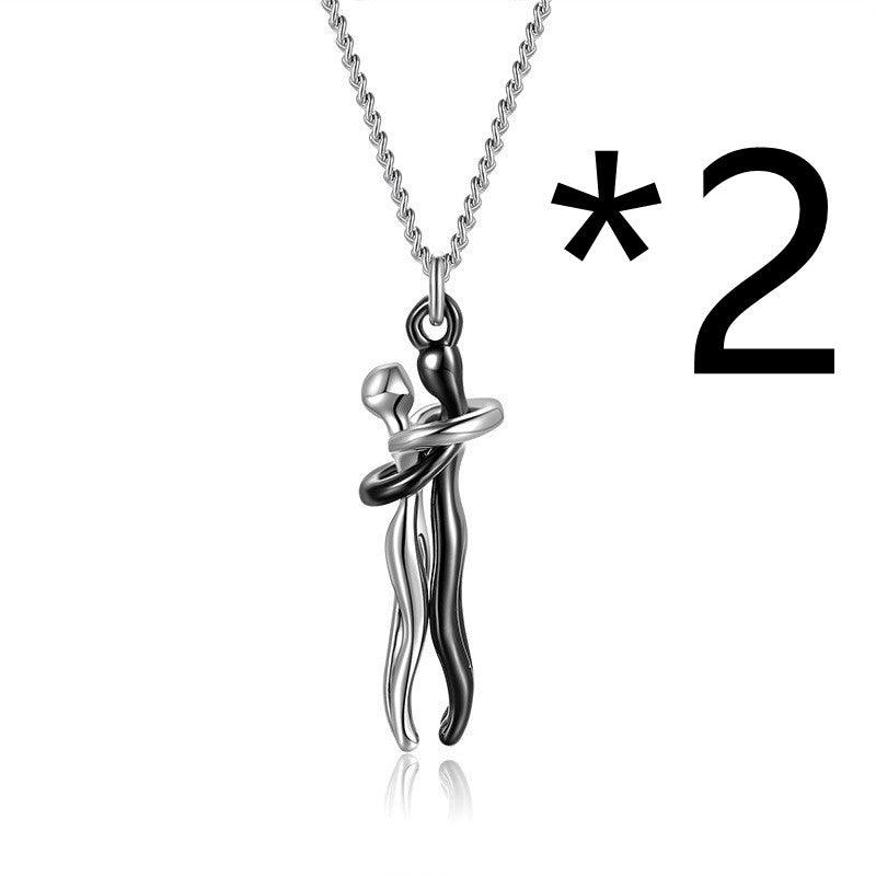 Affectionate Hug Pendant Necklace - ForVanity