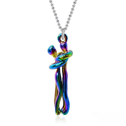 Affectionate Hug Pendant Necklace - ForVanity