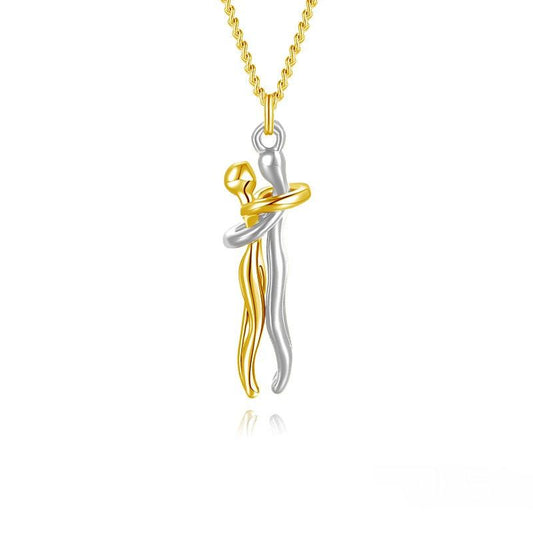 Affectionate Hug Pendant Necklace - ForVanity