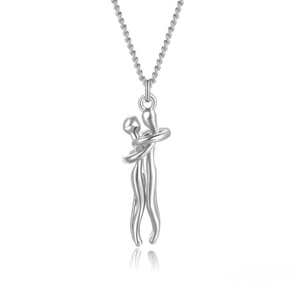 Affectionate Hug Pendant Necklace - ForVanity