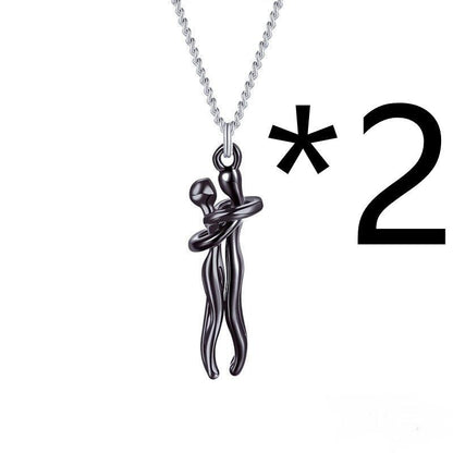 Affectionate Hug Pendant Necklace - ForVanity