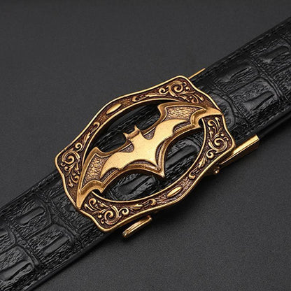 Automatic buckle leather belt - ForVanity belts, men's accessories Belts