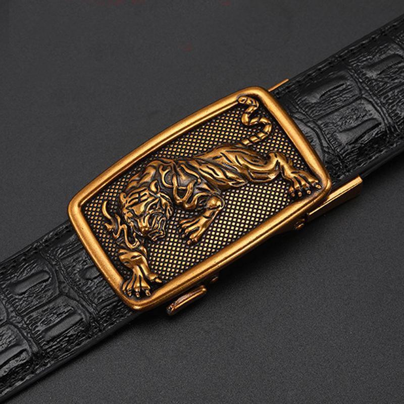 Automatic buckle leather belt - ForVanity