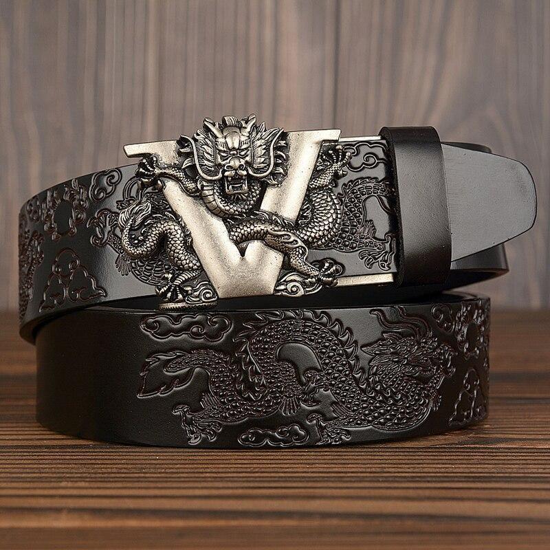 Automatic Cowhide V Belt - ForVanity belts, men's accessories Belts