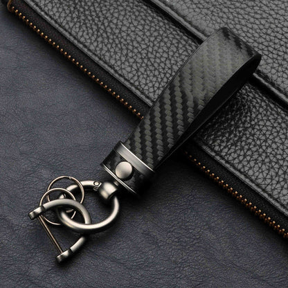 High-Grade Carbon Fiber Key Buckle with Anti-Lost Features