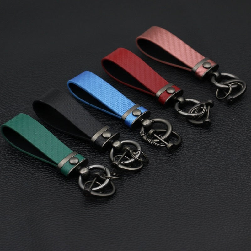 High-Grade Carbon Fiber Key Buckle with Anti-Lost Features