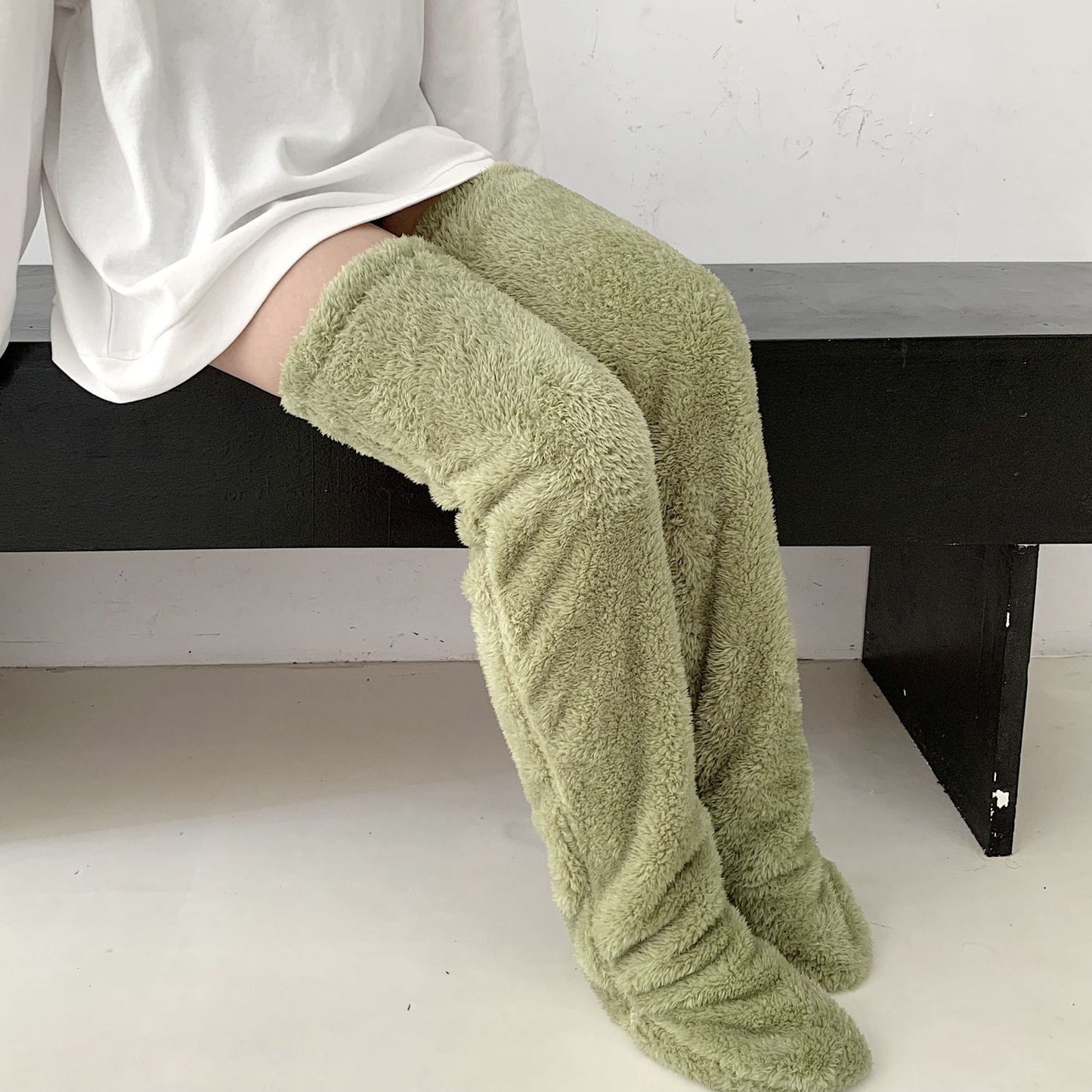 Over-Knee High Fuzzy Warm Socks