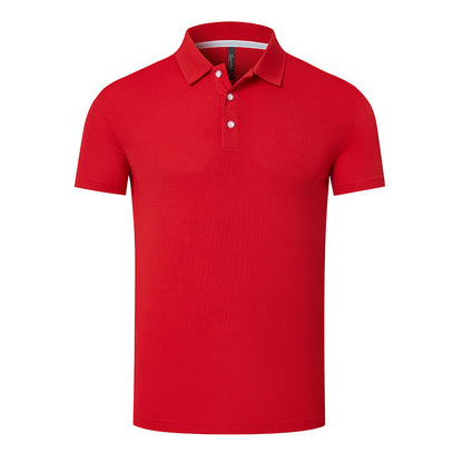 Classic Summer Polo: Men's Solid Short Sleeve Essential