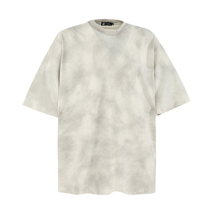 Men’s Cotton Tie-Dye T-Shirt – Loose Fit Short Sleeve Top - ForVanity men's clothing, men's t-shirts, t-shirts T-Shirt