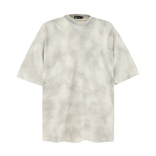 Men’s Cotton Tie-Dye T-Shirt – Loose Fit Short Sleeve Top - ForVanity men's clothing, men's t-shirts, t-shirts T-Shirt