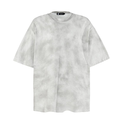 Men’s Cotton Tie-Dye T-Shirt – Loose Fit Short Sleeve Top - ForVanity men's clothing, men's t-shirts, t-shirts T-Shirt