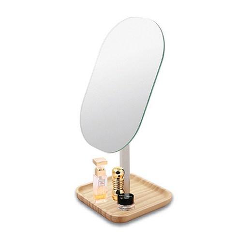 Miro Line Wood Tray Stand Mirror ST-311 - ForVanity BEAUTY, brushes & tools, MAKEUP, Makeup Mirrors, Makeup Tools Makeup Mirrors