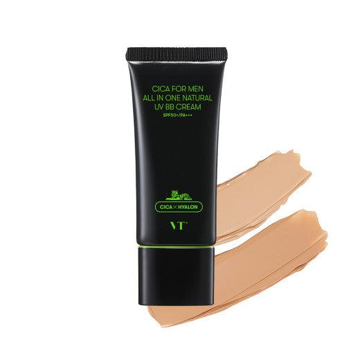 VT Cica For Men All In One Natural UV BB Cream SPF50+ PA+++ - ForVanity BB Cream, BEAUTY, COVER CREAM, face makeup, homme, makeup, SKIN CARE, skincare, sunscreens BB Cream