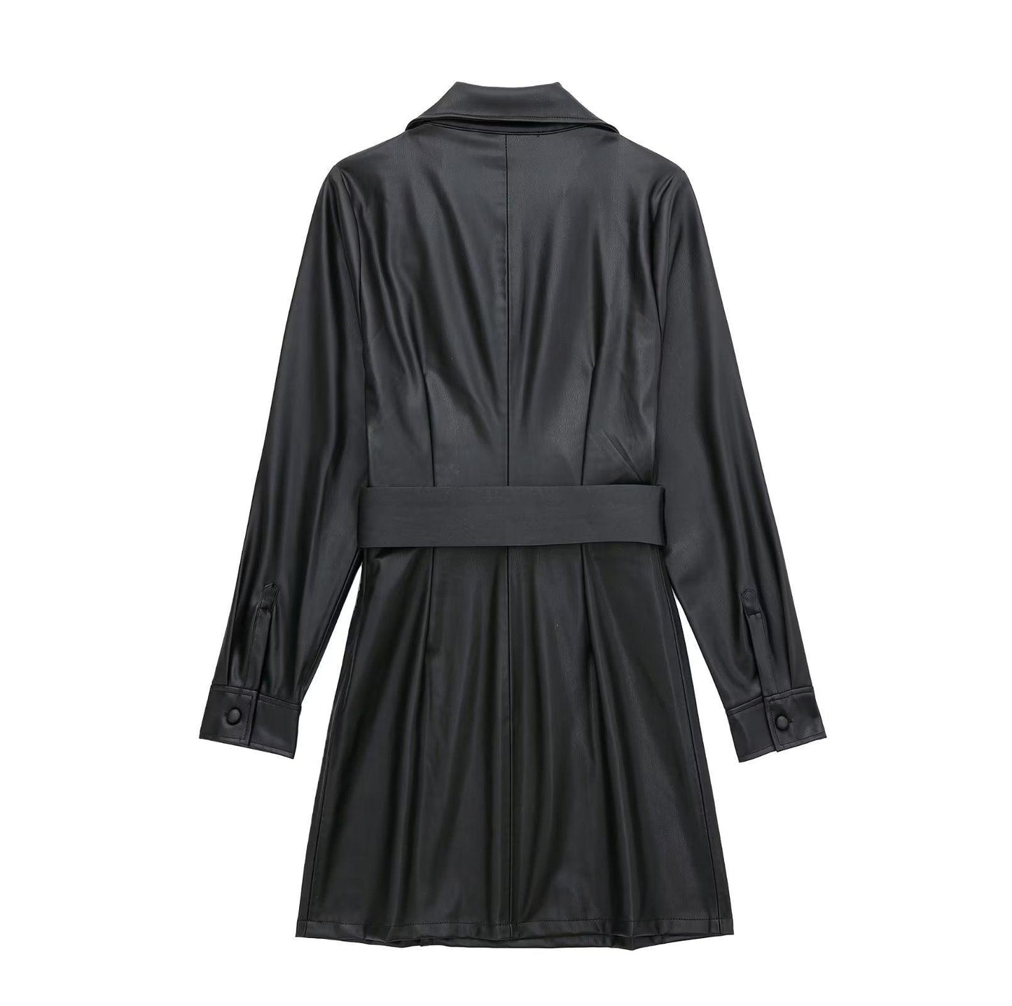 Make a Statement with our Faux Leather Blazer Dress - ForVanity dress, Office Dress Office Dress