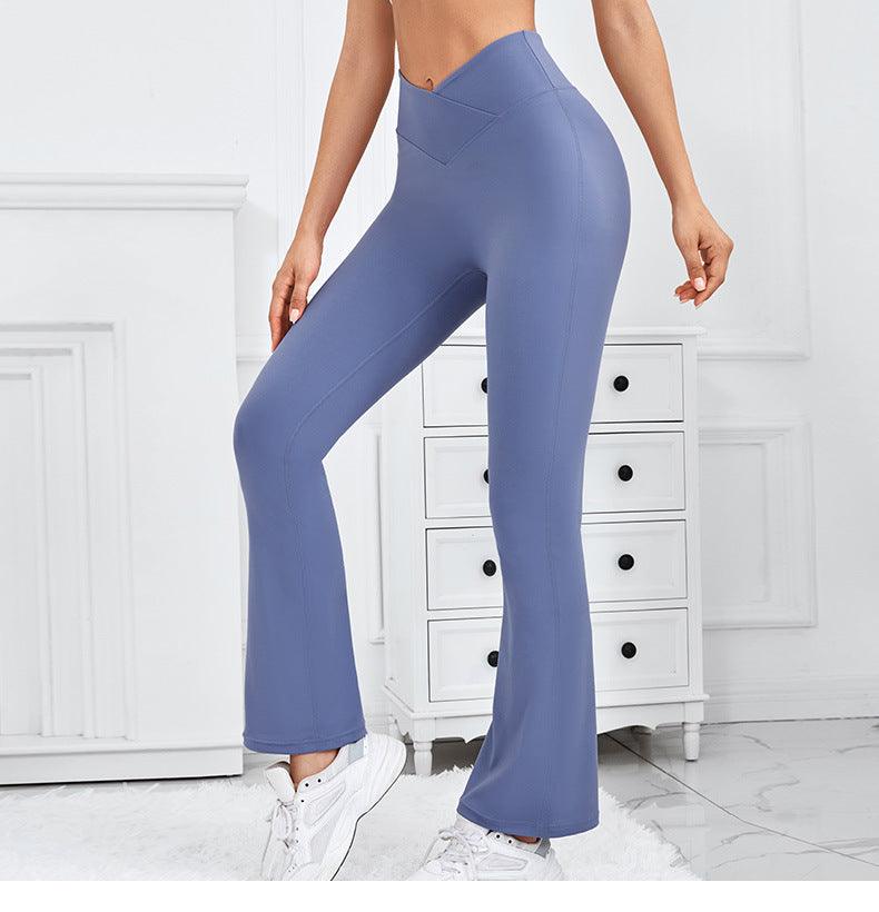 High Waisted Skinny Yoga Pants with Stretchy Slimming Fabric - ForVanity sports pants, women's sports & entertainment Activewear Pants