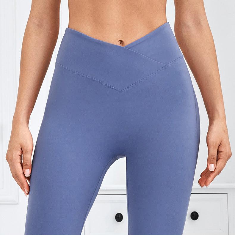High Waisted Skinny Yoga Pants with Stretchy Slimming Fabric - ForVanity sports pants, women's sports & entertainment Activewear Pants