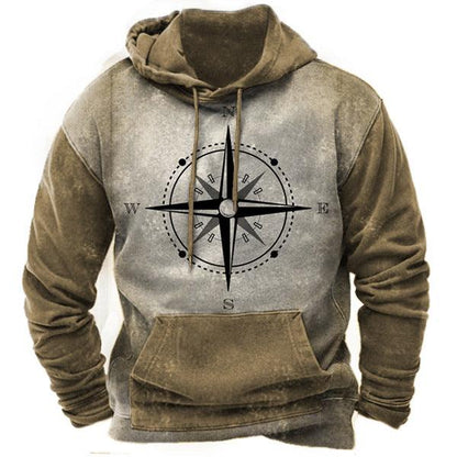 Men's Digital Print Street Fashion Hoodie - Loose Fit, Youth Style - ForVanity hoodies, hoodies & sweatshirts, men's clothing, men's hoodies & sweatshirts Hoodies