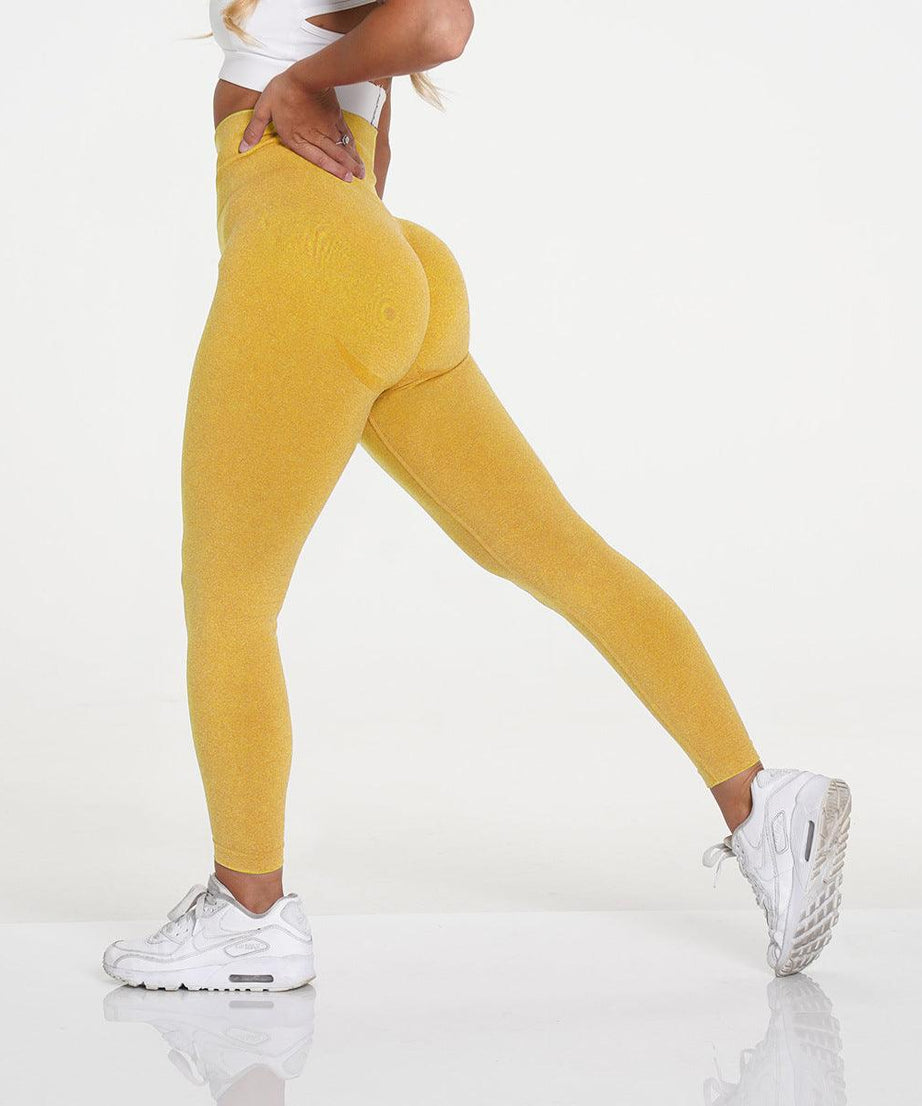 Seamless Breathable Quick-Drying Yoga Pants - High Rise Full-Length Solid Leggings - ForVanity Leggings, women's sports & entertainment Activewear Pants