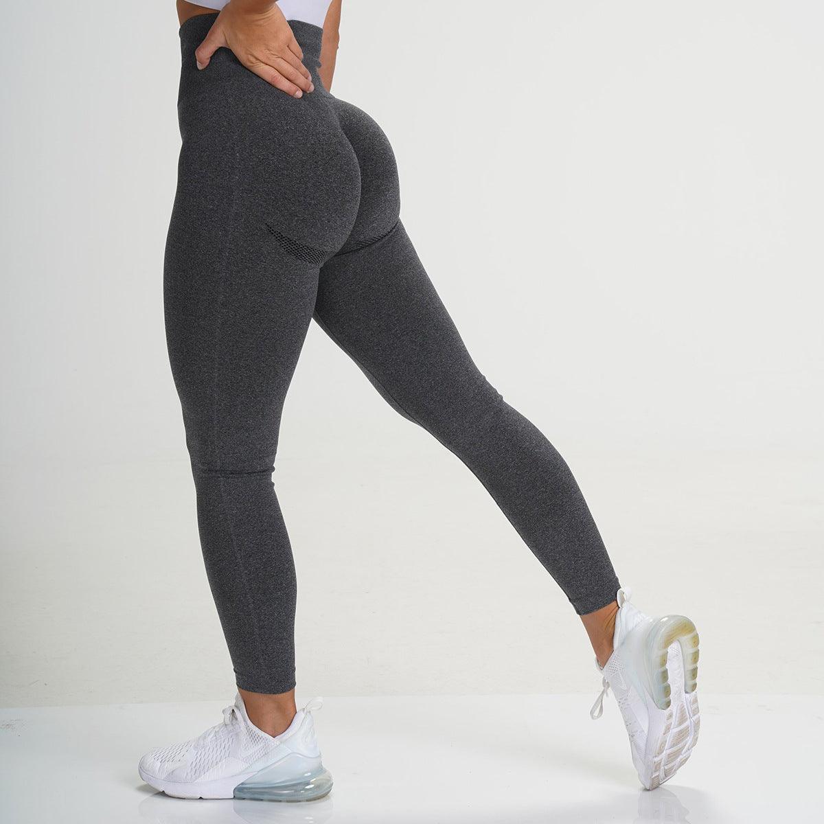 Seamless Breathable Quick-Drying Yoga Pants - High Rise Full-Length Solid Leggings - ForVanity Leggings, women's sports & entertainment Activewear Pants