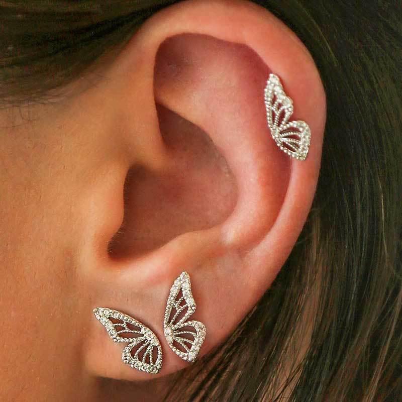 Crystal Butterfly Earrings - ForVanity Valentine’s Day, Valentine’s Day Love Jewelry, women's jewellery & watches Earrings