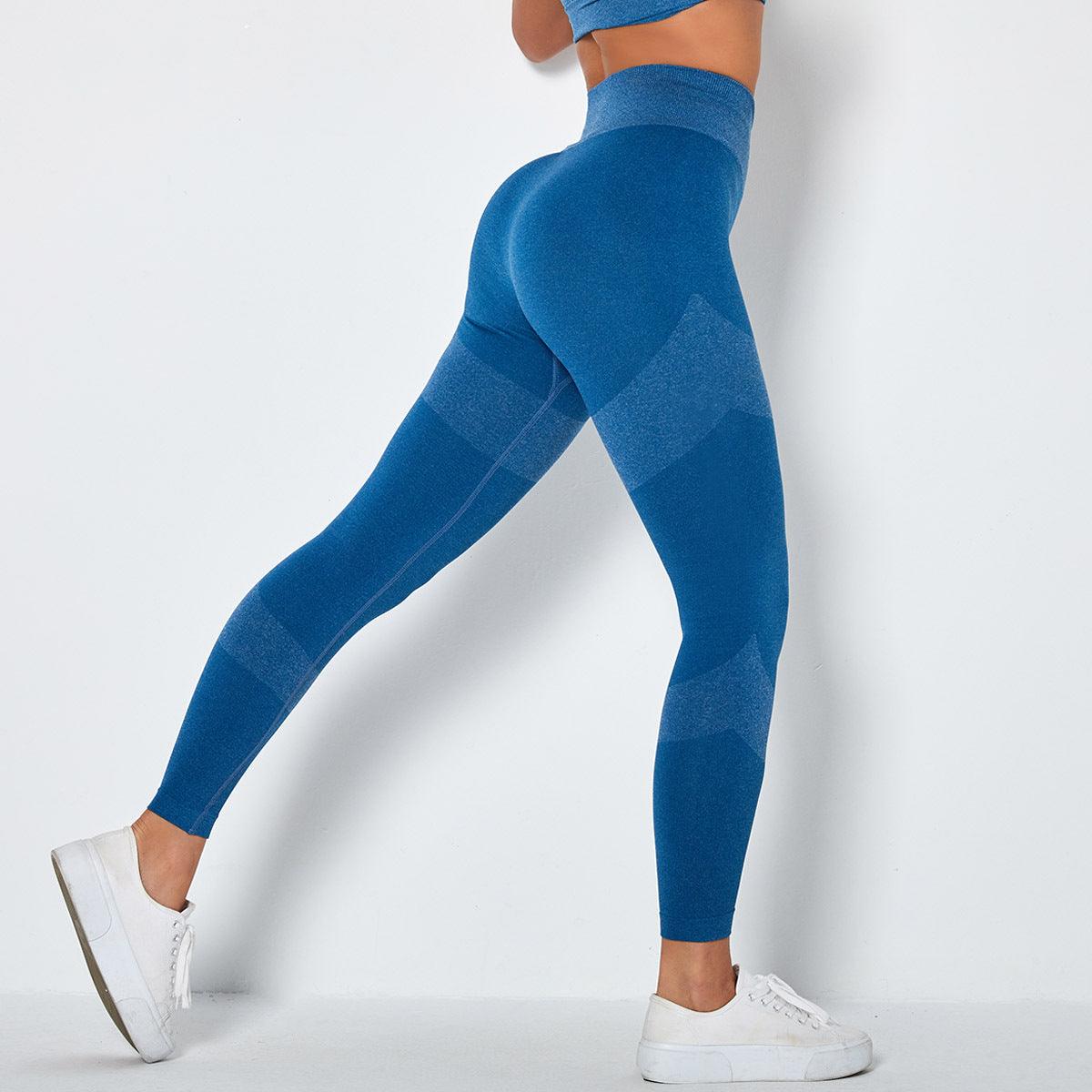 Seamless Knitted Slim Fit Quick-Drying Hip Yoga Pants - ForVanity Leggings, women's sports & entertainment Activewear Pants