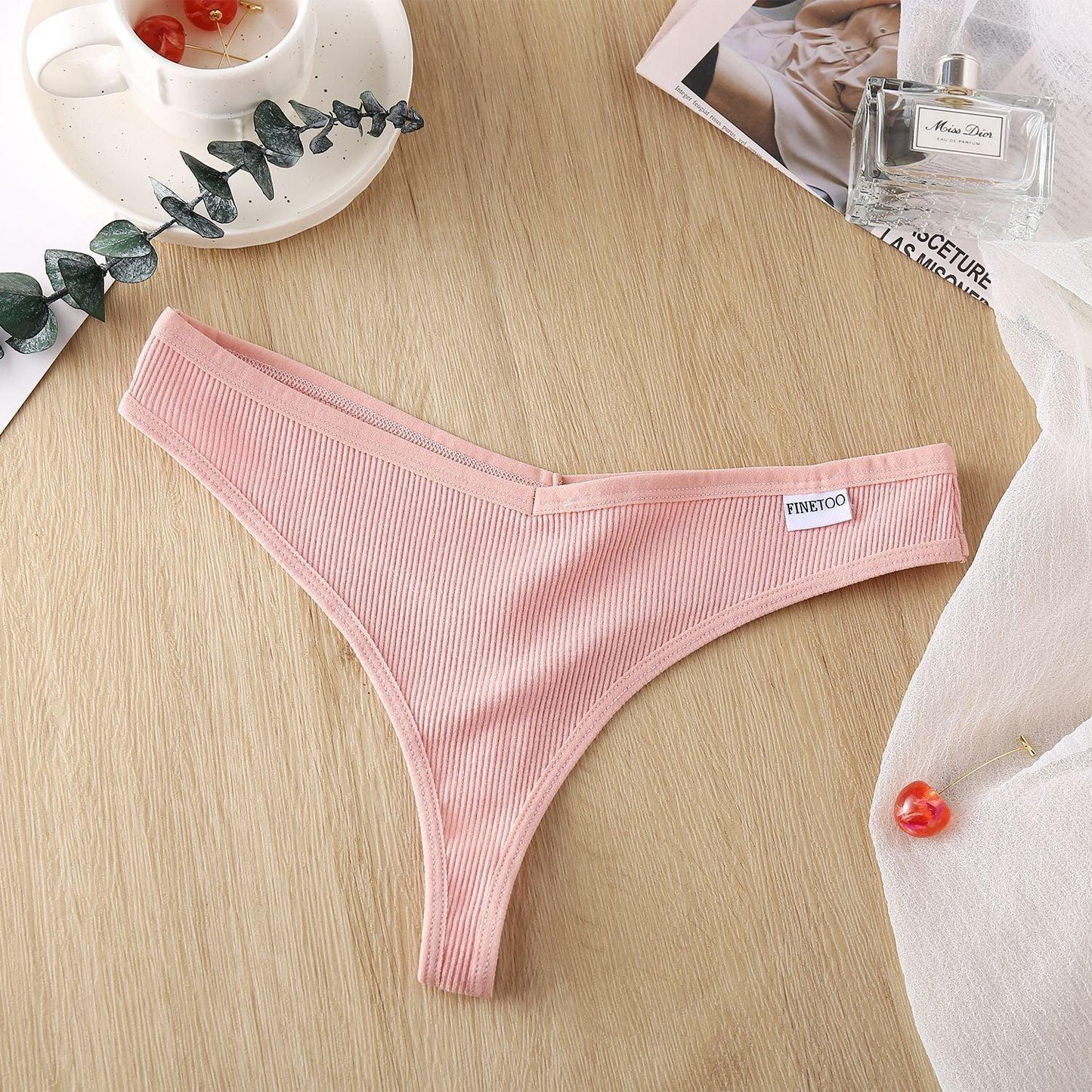 Women's Low Rise T-Back Thong Panties - ForVanity underwear, women's lingerie Underwear