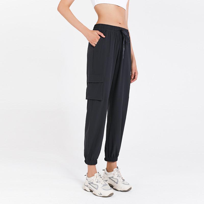 Loose Breathable Skinny Quick-Drying Workout Pants - ForVanity sports pants, women's sports & entertainment Activewear Pants