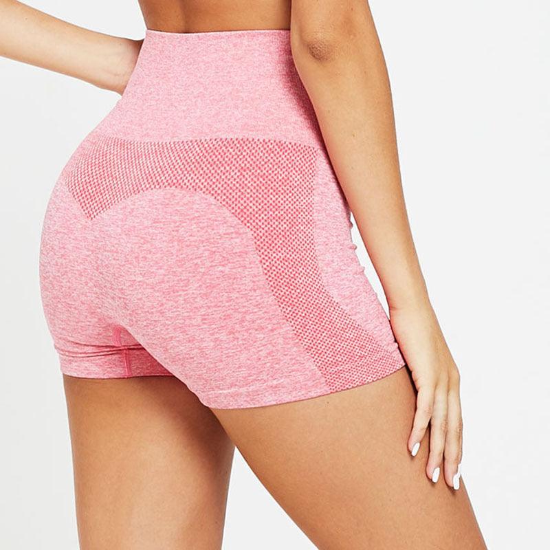 High Rise and Slim Fit Seamless Fitness Shorts - ForVanity shorts, women's sports & entertainment Activewear Shorts