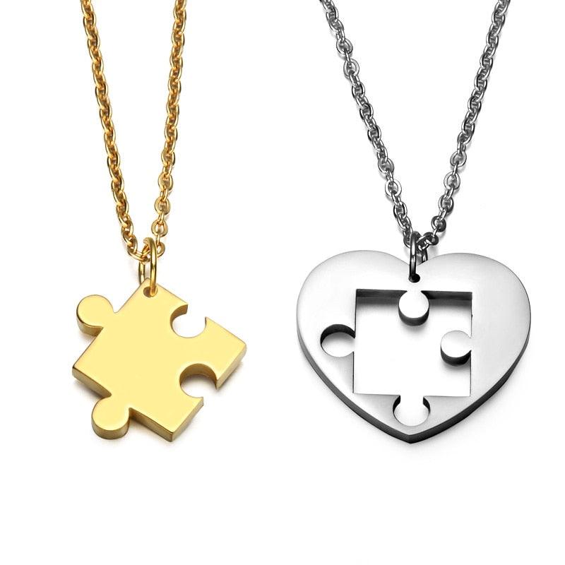 Couple Love Pendant Necklace - ForVanity men's jewellery & watches, Valentine’s Day, Valentine’s Day Love Jewelry, women's jewellery & watches necklace