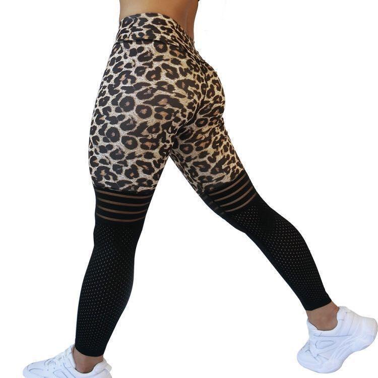 Digital Printing Leopard Print Skinny Leggings - ForVanity Leggings, women's sports & entertainment Activewear Pants