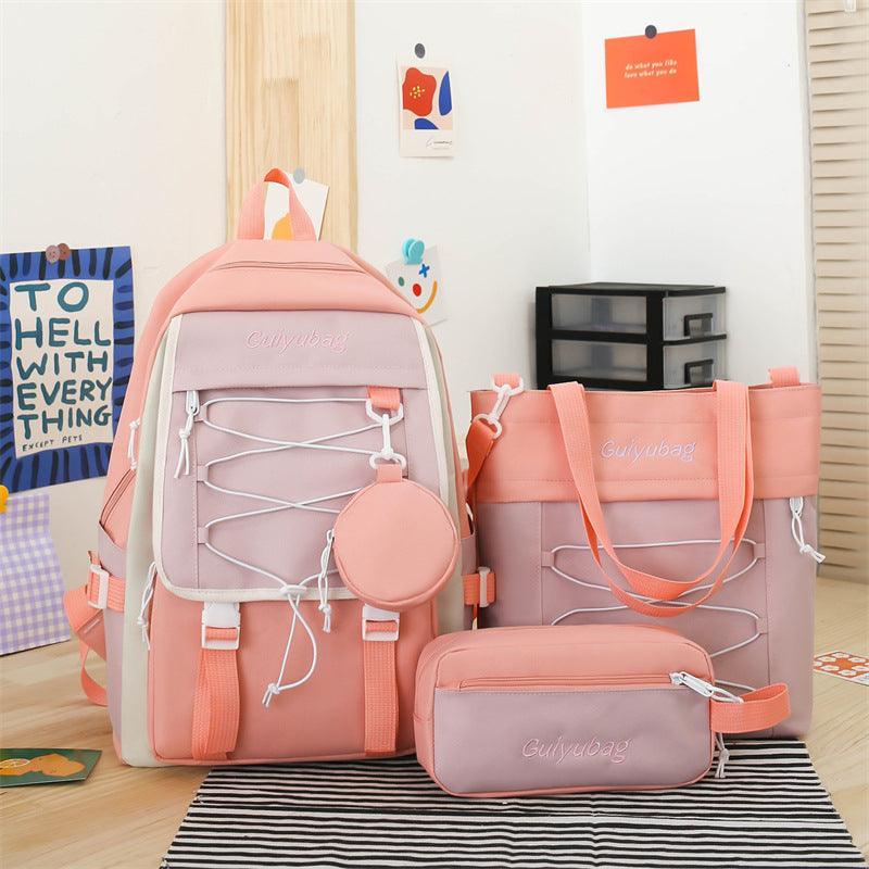 3-Piece Cute Cartoon School Backpack Set - Fun & Functional for Students - ForVanity backpacks, men's bags, women's bags Backpack