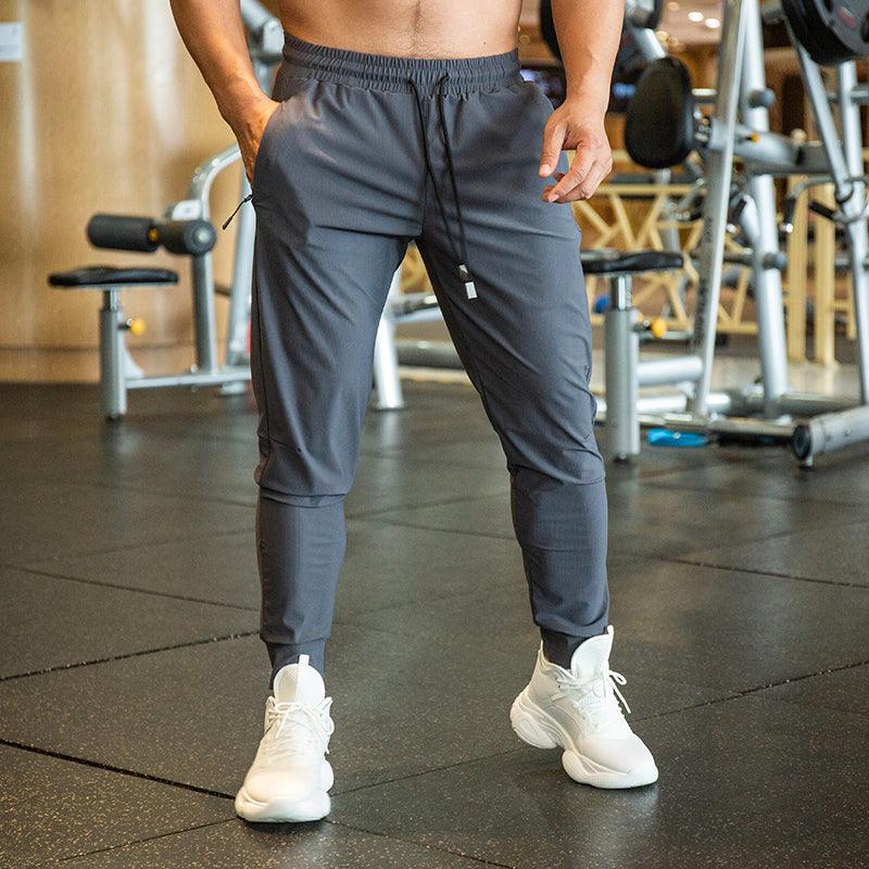 Men's Thin Fitness Running and Sports Pants - ForVanity men's sports & entertainment, sports pants Activewear Pants