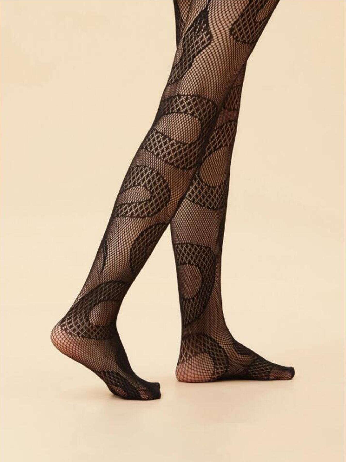 Cut-Out Mesh Women's Stockings with Animal Designs – Fun & Stylish - ForVanity lingerie accessories, Pantyhose & Stockings, women's lingerie Stockings