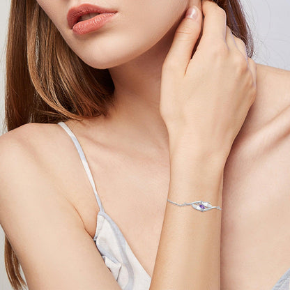 Silver Hug Hand Anklet Bracelet Jewelry Gift - ForVanity Valentine’s Day, Valentine’s Day Love Jewelry, women's jewellery & watches Silver Bracelet
