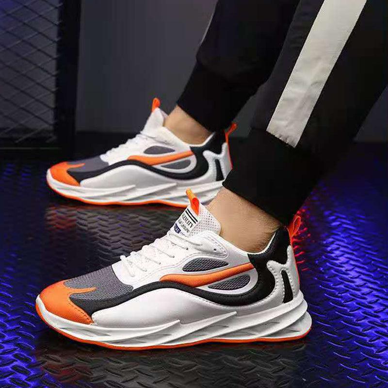 Colorful & Casual Men's Fashionable Non-Slip Walking & Sports Sneakers - ForVanity men's shoes, sneakers Sneakers