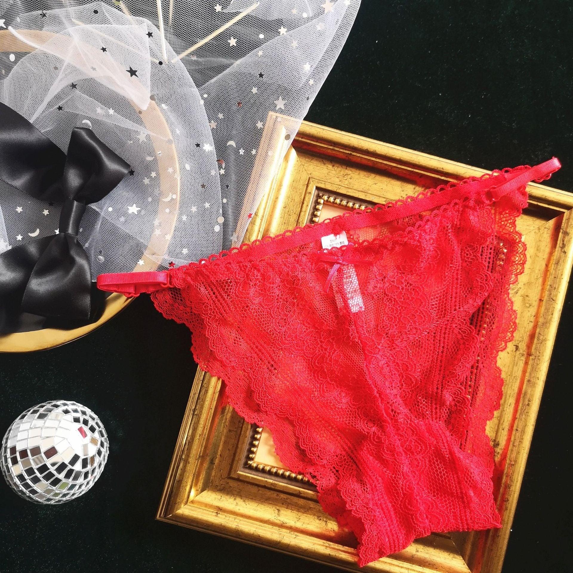 Sexy Adjustable Temptation Hot Low Waist G-String Briefs - ForVanity underwear, women's lingerie Briefs