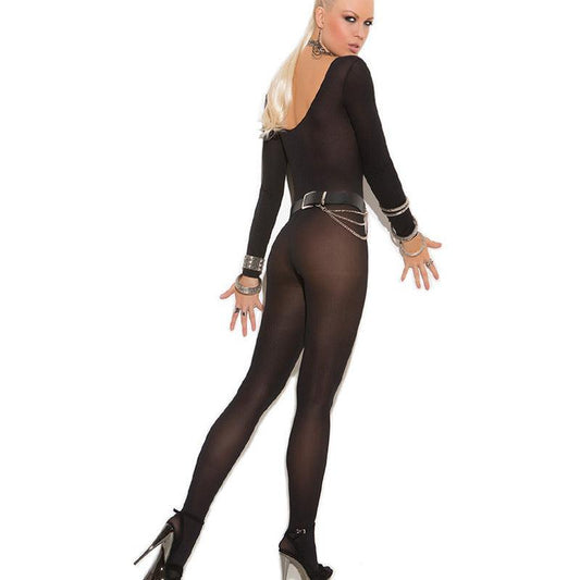 Sheer Long-Sleeve Jumpsuit - Stylish and Comfortable See-Through Stockings - ForVanity lingerie accessories, Pantyhose & Stockings, women's lingerie Pantyhose