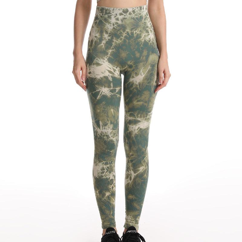 Seamless Tie Dye Leggings - Perfect for Yoga and Fitness Workouts - ForVanity Leggings, women's sports & entertainment Activewear Pants