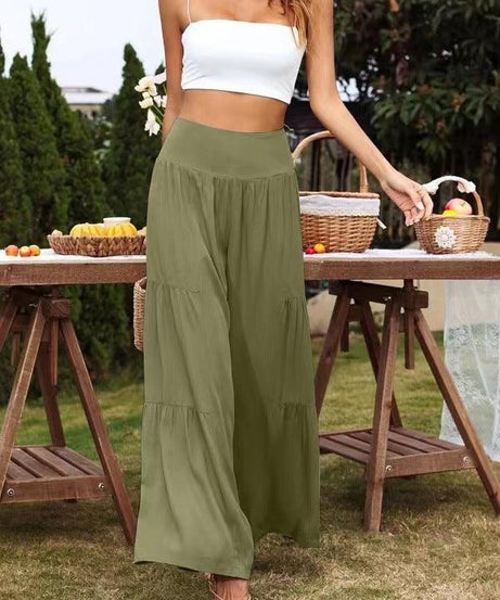 Cotton Linen Popular High Waist Loose Pants - ForVanity 