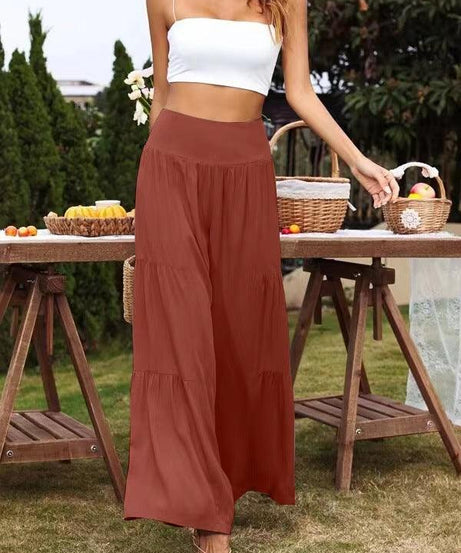 Cotton Linen Popular High Waist Loose Pants - ForVanity 