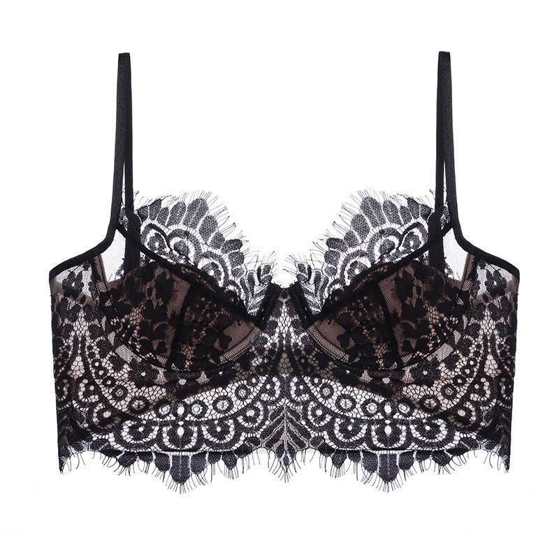 Lace Soft Push-Up Bra for Ample Busts - ForVanity bras, women's lingerie Bras