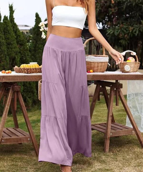 Cotton Linen Popular High Waist Loose Pants - ForVanity 