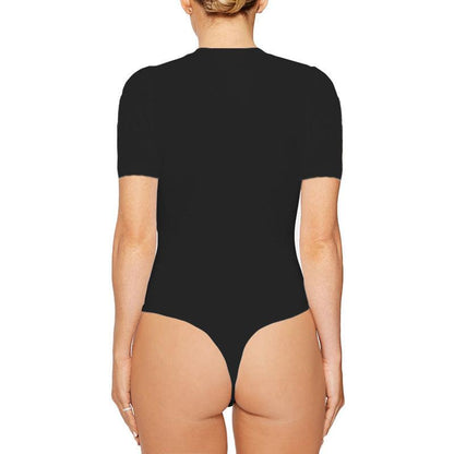 Half-Sleeve Tight Sexy Summer Bodysuit - ForVanity bodysuits, women's clothing Bodysuit