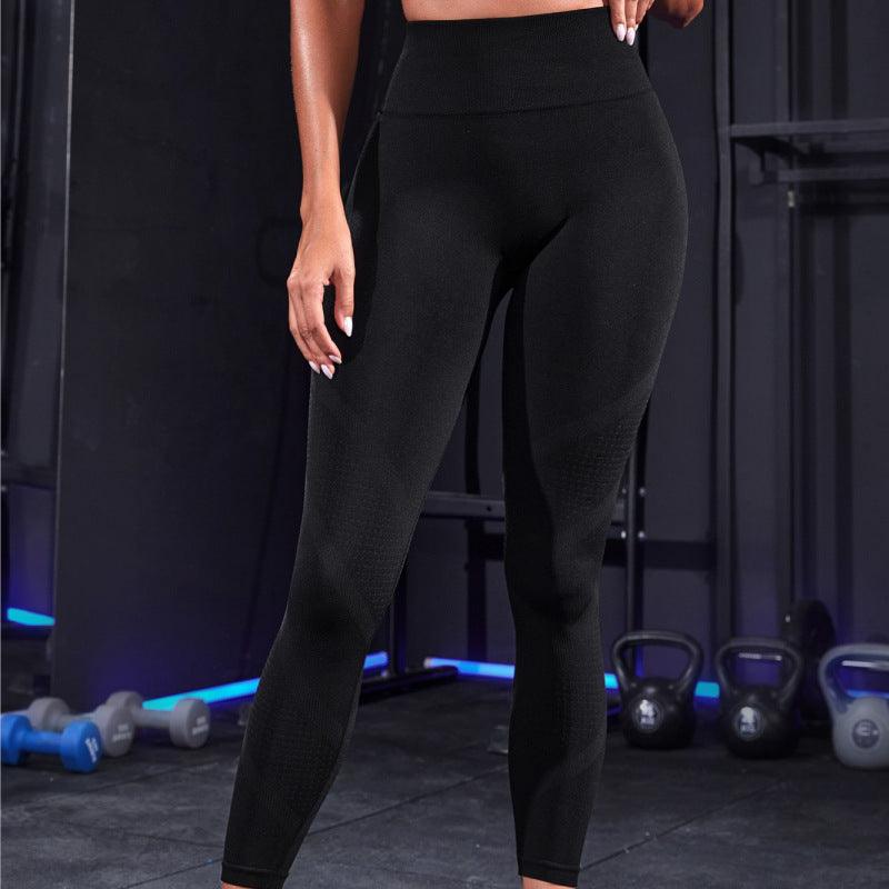 Seamless Knitted Fitness High Rise Leggings - ForVanity Leggings, women's sports & entertainment Activewear Pants